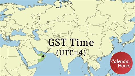 gst to utc|Gulf Standard Time to Coordinated Universal Time .